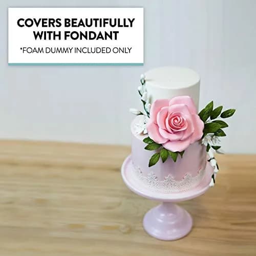 Global Sugar Art 7-Inch Round Cake Dummy, Styrofoam, 5" High | Reusable Practice & Display Tool thumbnail 6
