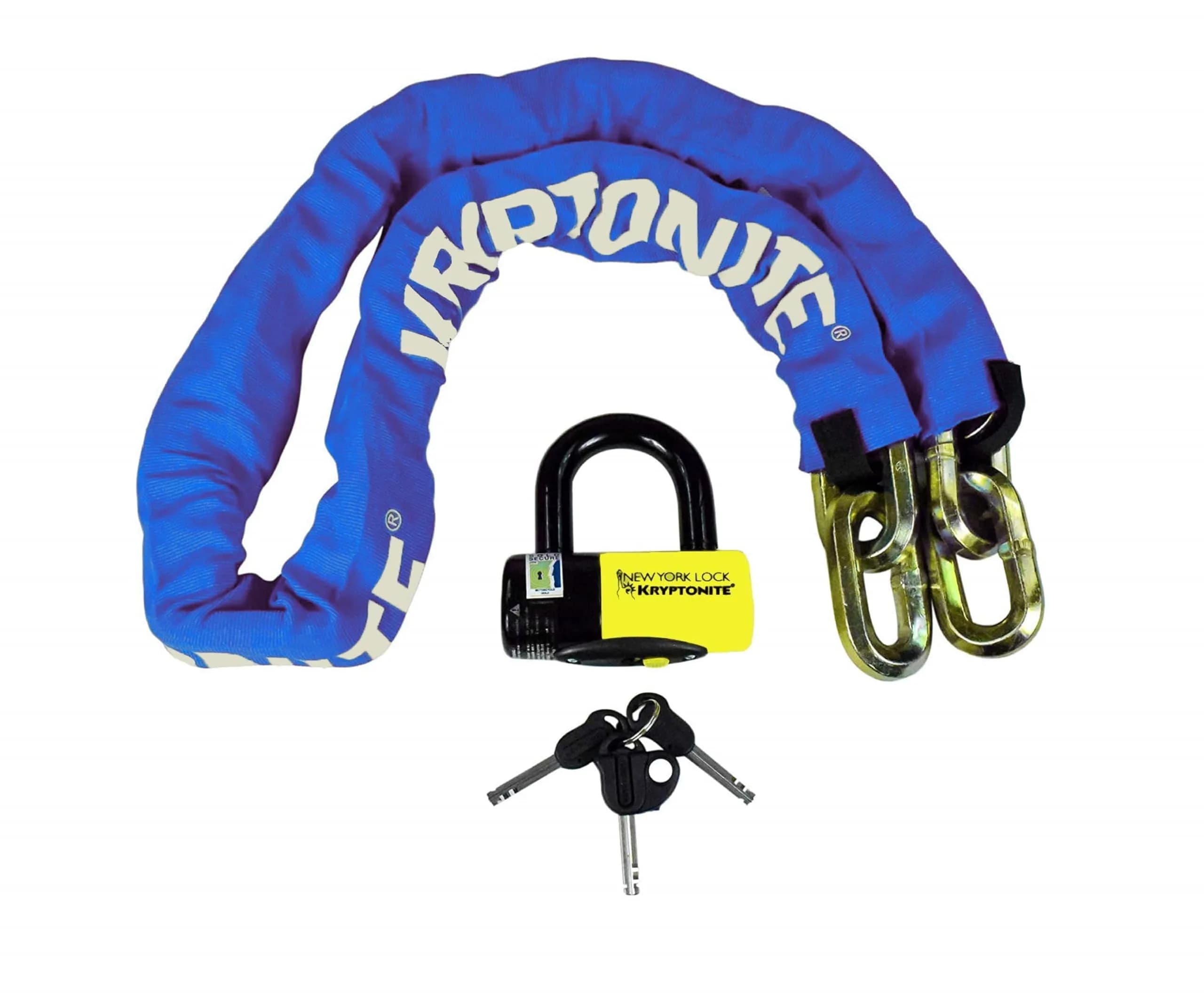 Kryptonite New York Fahgettaboudit 1415 Chain 5' | High-Security Bicycle Lock with 14mm Hardened Steel Links
