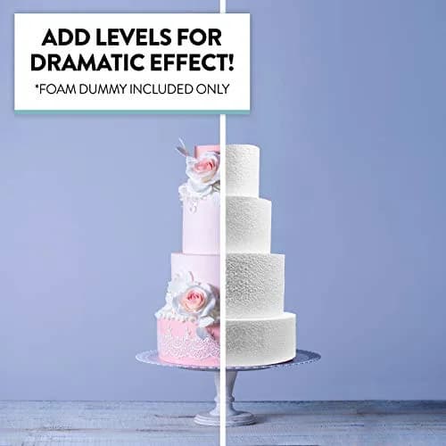 Global Sugar Art 5-Inch Round Cake Dummy Styrofoam 4" High | Perfect for Practice & Display thumbnail 7