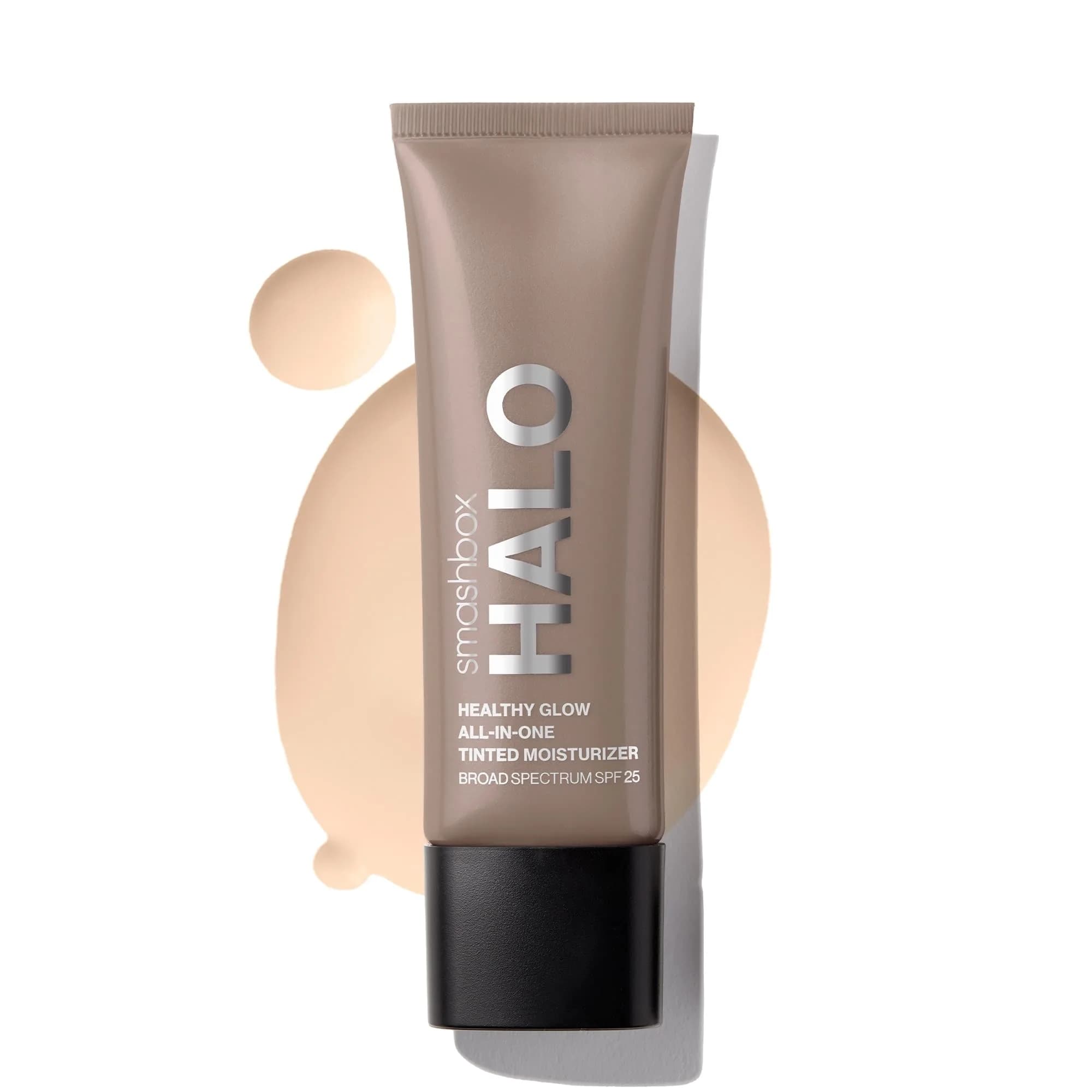 Smashbox Halo Healthy Glow Tinted Moisturizer SPF 25 Fair | 40ml (1.4 Fl Oz) | 24-Hour Hydration & Dewy Finish — 01-Fair (with neutral undertone)