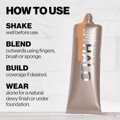 Smashbox Halo Healthy Glow Tinted Moisturizer SPF 25 Fair | 40ml (1.4 Fl Oz) | 24-Hour Hydration & Dewy Finish thumbnail 4