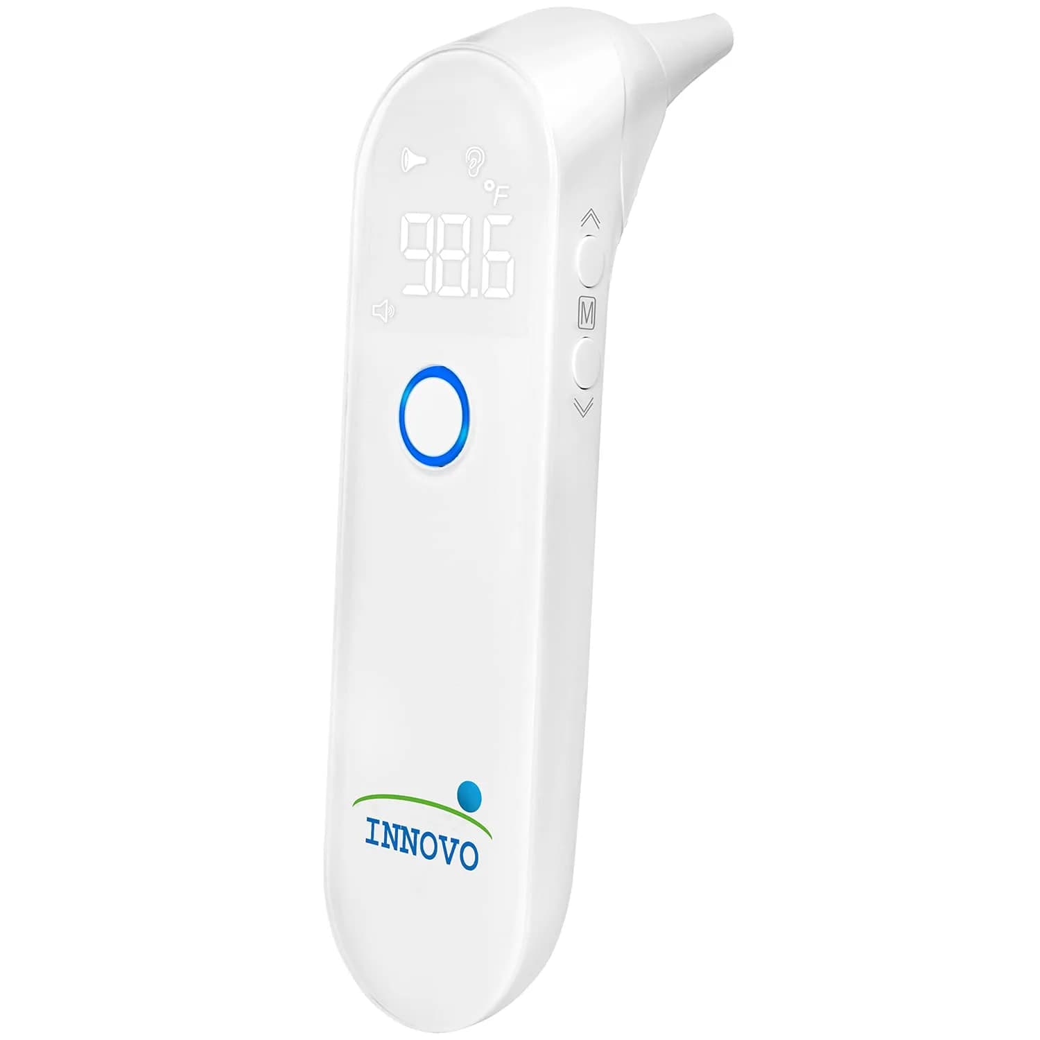 Innovo iF100B Touchless Digital Forehead Thermometer, Non-Contact with Fever Alert — Off-white