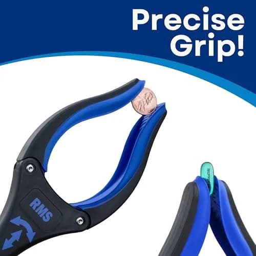 RMS 34 Inch Folding Reacher Grabber - Blue | Mobility Aid for Daily Living thumbnail 6