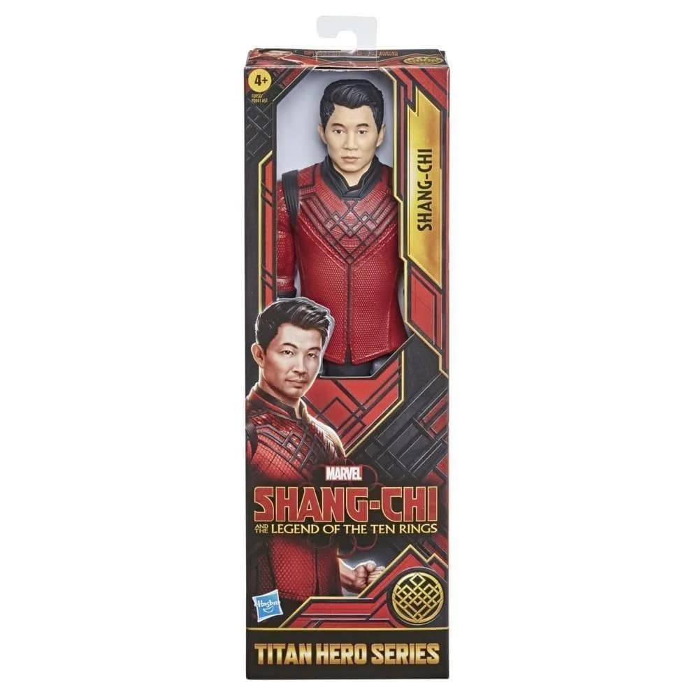 Marvel Titan Hero Series Shang-Chi Action Figure 12-inch (30.48 cm) | Movie-Inspired Toy for Kids Age 4+ — Black and Red