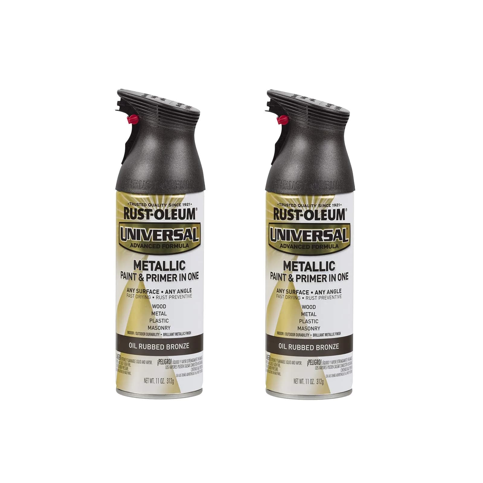 Rust-Oleum Universal All Surface Clear Topcoat Spray 11 oz (325 ml) Frosted Pearl Clear | Professional Grade Paint for Wood, Metal, Plastic