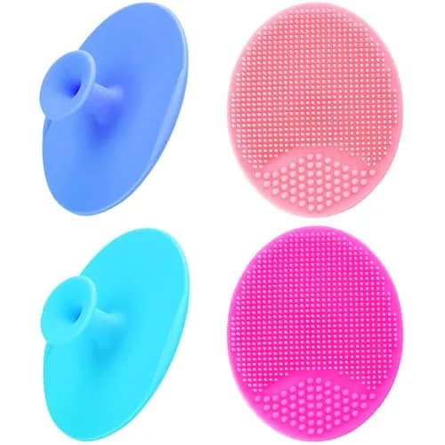 MR LION Baby Bath Brush, Silicone Cradle Cap & Skin Scrubber, Small-4PCS | Gentle, Soft & Safe for Dry Skin & Eczema thumbnail 1