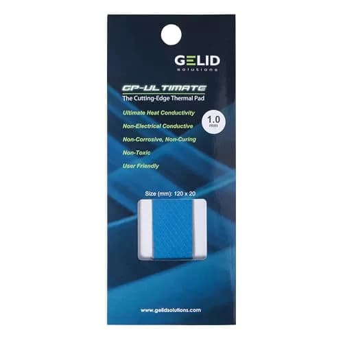 Gelid Solutions GP-Ultimate 15W/mK Thermal Pad 120x20x1.0mm | High Conductivity for PC Components thumbnail 7