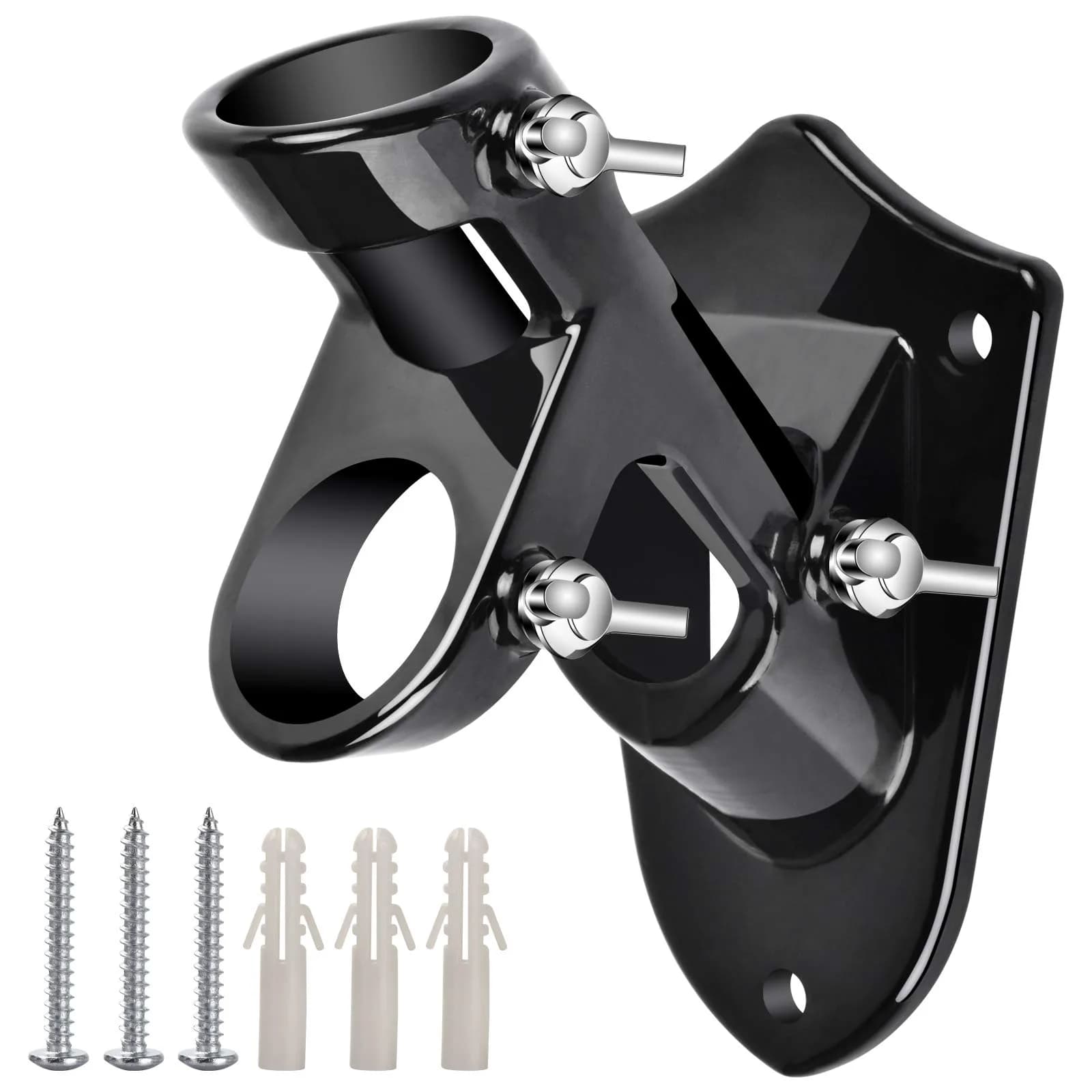 Haoridul Heavy Duty Flag Pole Holder 1" Diameter | Rust-Free Aluminum Mount for Outdoor House & Railing - main product image