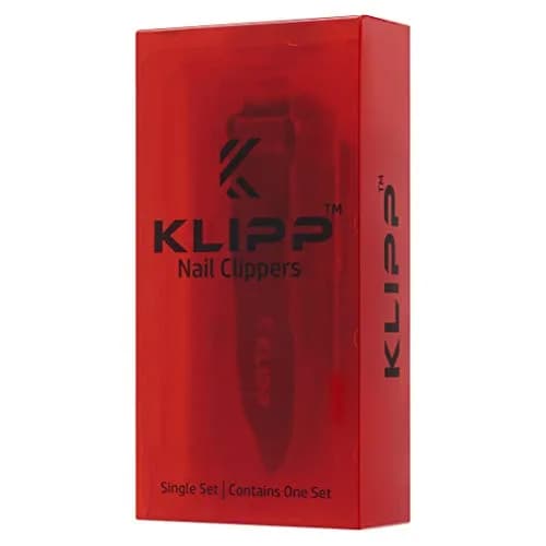 KLIPP Heavy Duty Nail Clippers for Men with Catcher - Stainless Steel, Black | Trim Fingernails & Toenails Effortlessly thumbnail 7