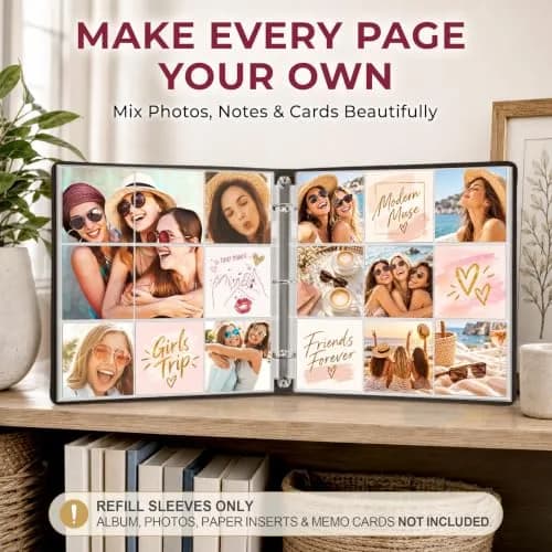 Dunwell 4x4 Photo Sleeves 12x12 | Holds 450 Photos, Archival Quality, 25-Pack thumbnail 8