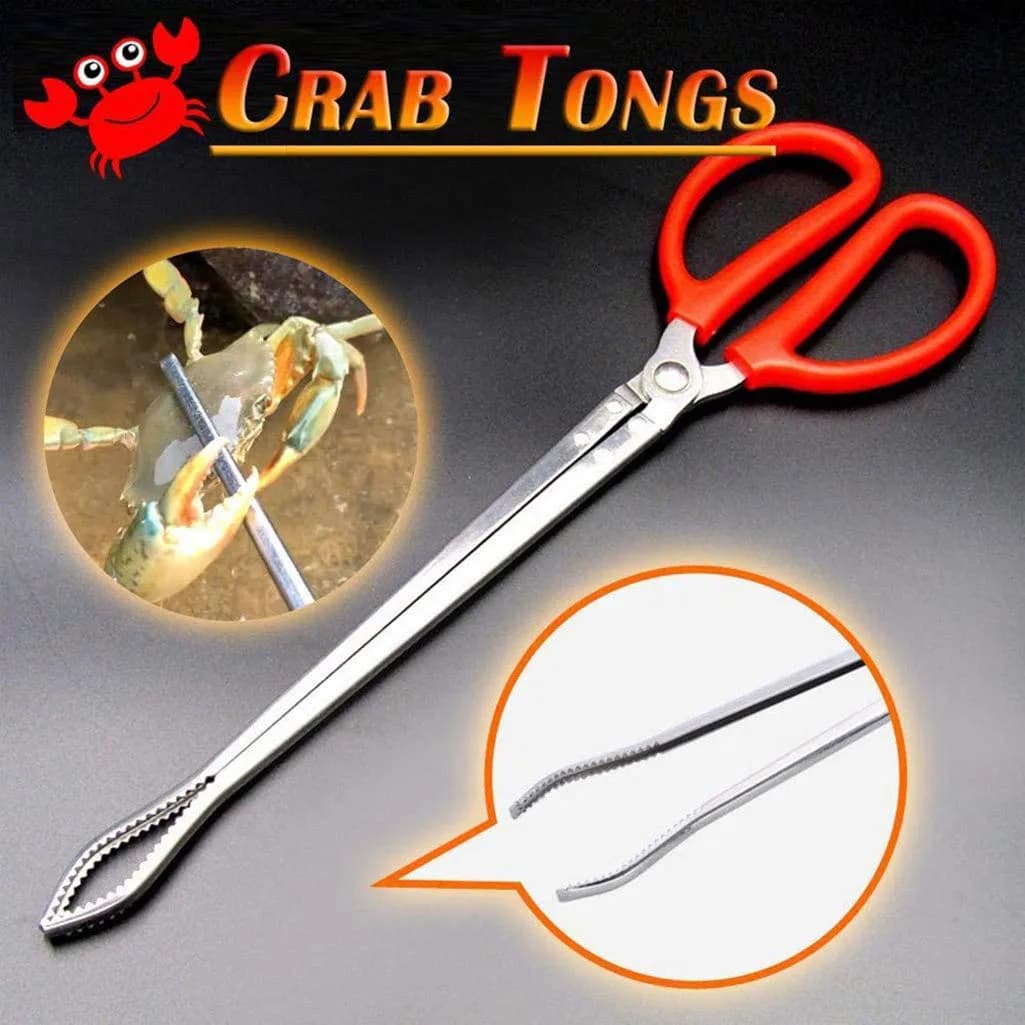 Goeielewe Multi-Function Clip Scissor Tongs with Curved Head, 37cm (14.5 Inches) | Secure Grip for Marine Creatures - view 7