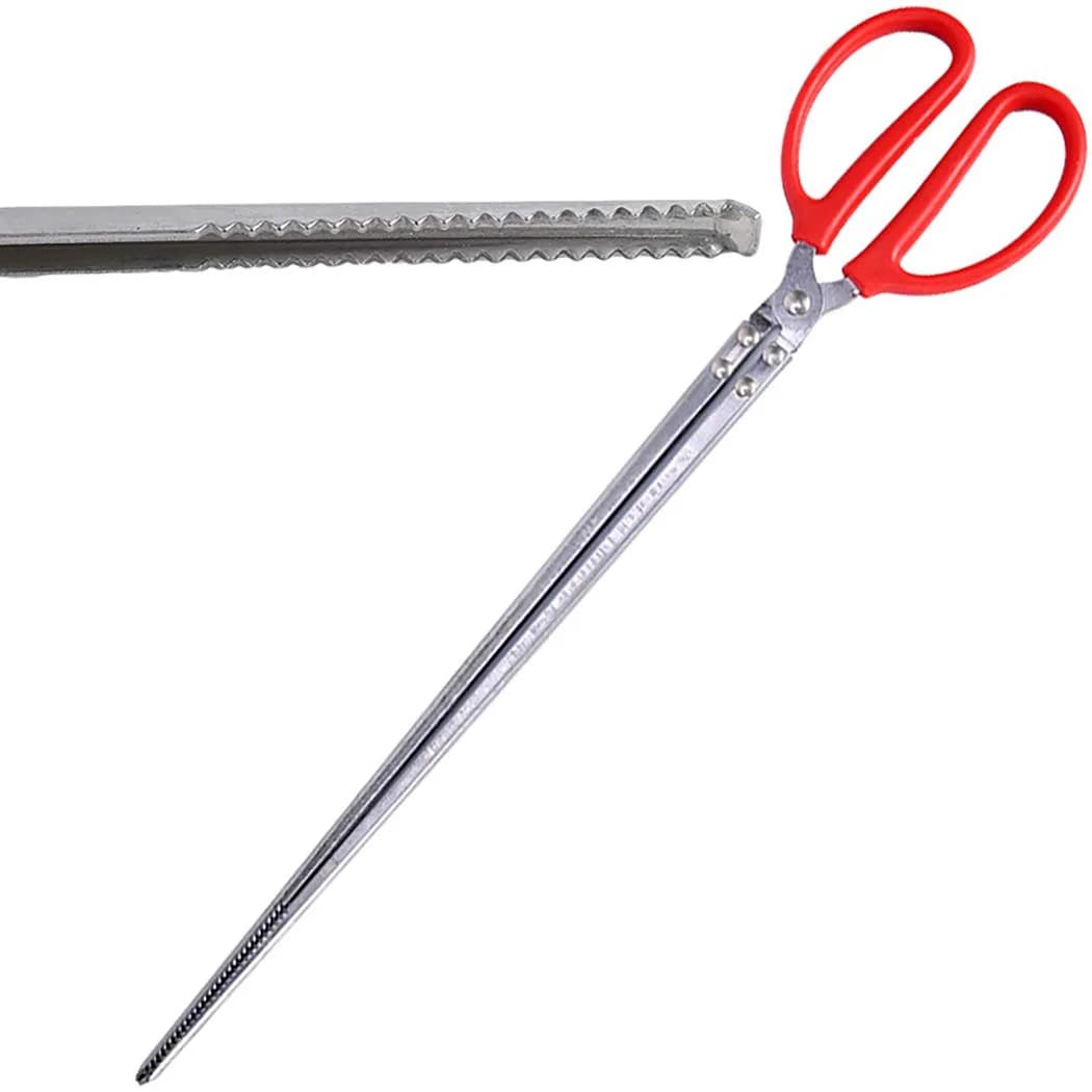 Goeielewe Multi-Function Clip Scissor Tongs 37cm (14.5 Inches) | Heavy Duty Metal & ABS Kitchen Tool - view 2