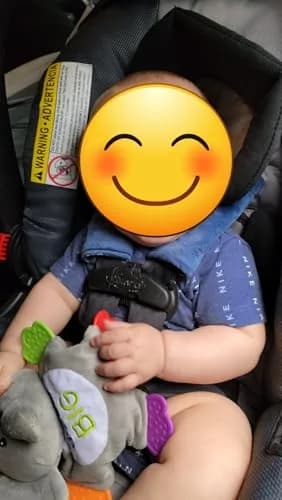 Culclendy Baby Car Seat Neck Cover in Dinosaur & Mint Minky | Reversible Strap Protector for Car Seat & Stroller thumbnail 6