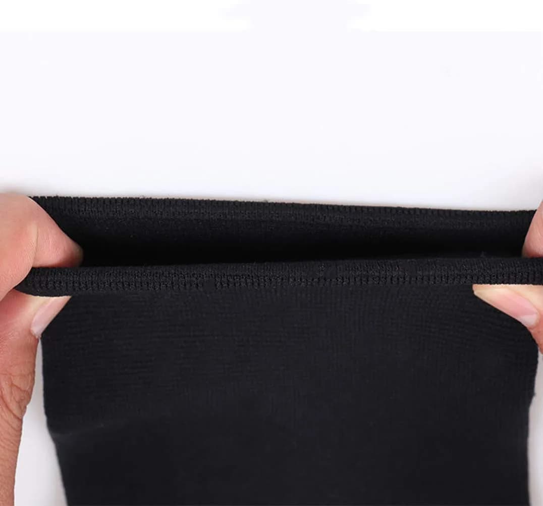 JUMISEE Small Black Cotton Knee Sleeves for Targeted Support, Circulation & Pain Relief (1 Pair) - view 4