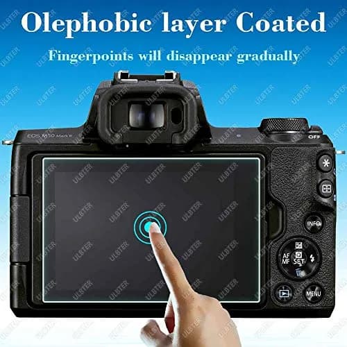 ULBTER Screen Protector for Canon EOS M50 Mark II Camera 3+2 Pack | 9H Tempered Glass HD Clarity thumbnail 4