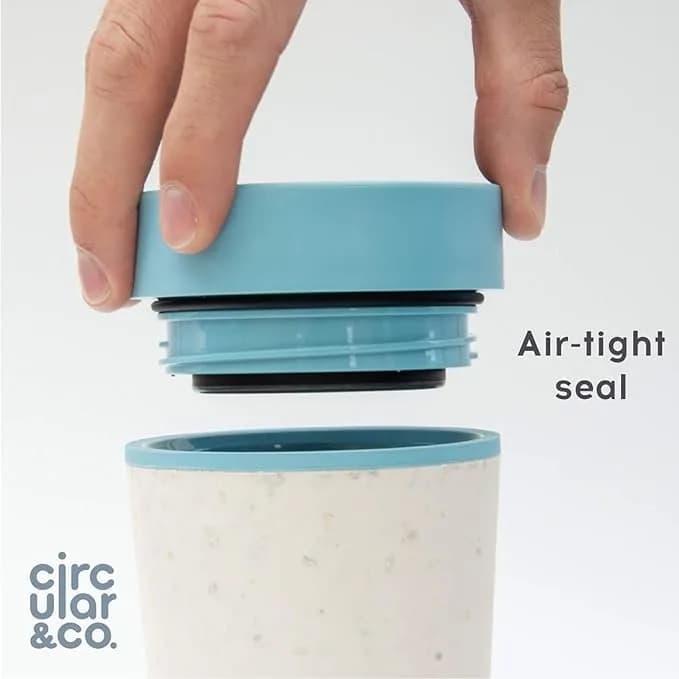 Circular and Co Reusable Coffee Cup 12oz/340ml | Leak-Proof & Sustainable Travel Mug thumbnail 2