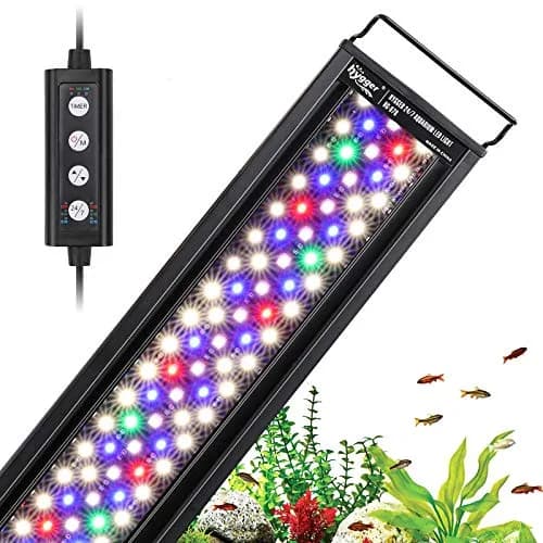hygger 22W Aquarium LED Light | 24/7 Lighting, Adjustable Timer & Brightness, 7 Colors, Extendable Bracket for Planted Tanks thumbnail 1