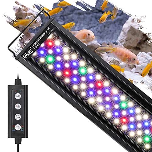 hygger 18W Aquarium LED Light with Adjustable Timer & 7 Colors | 24/7 Sunrise-Daylight-Moonlight Mode thumbnail 1