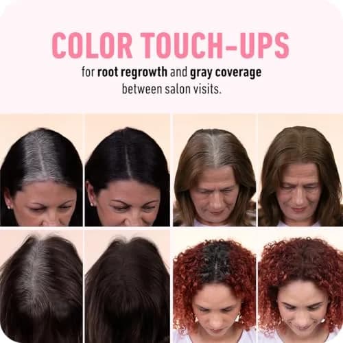Boldify Hairline Powder Root Touch Up Dark Brown 4g | Instant Gray Coverage for Thinning Hair thumbnail 4