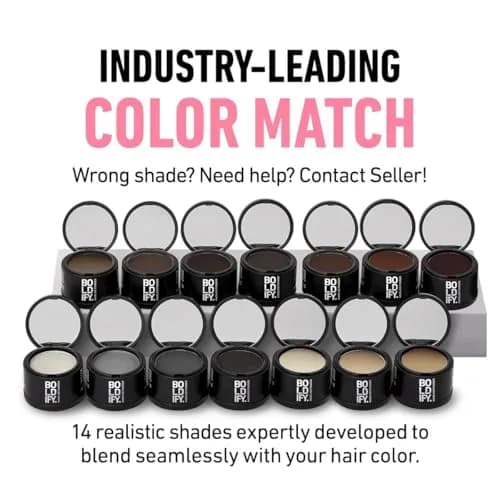 Boldify Hairline Powder Root Touch Up Dark Brown 4g | Instant Gray Coverage for Thinning Hair thumbnail 3