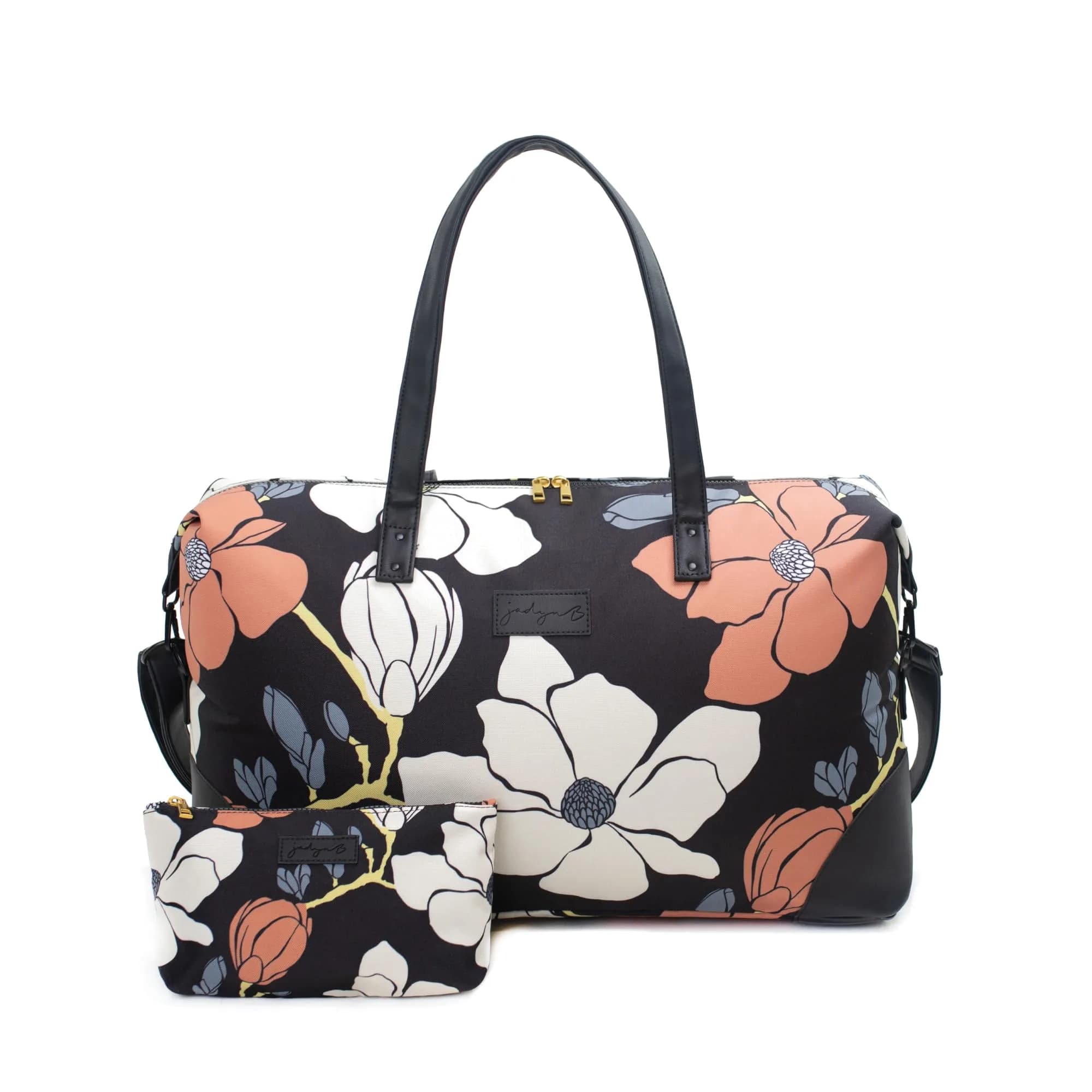 Jadyn Luna Women's Weekender Bag and Travel Duffel 37L | Durable Polyester, Vegan Leather Accents