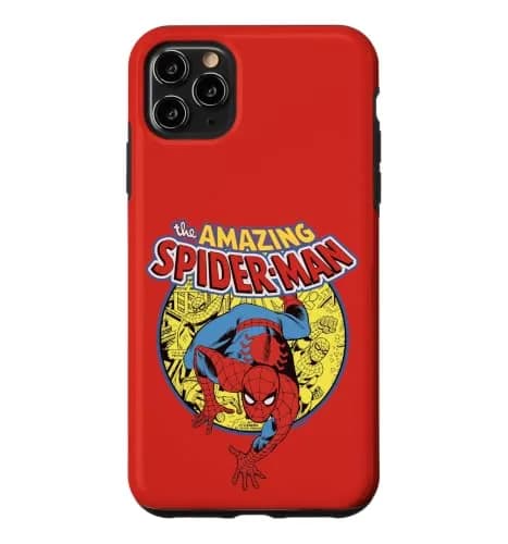Marvel The Amazing Spider-Man Logo Portrait Case for iPhone 11 Pro Max | Heavy Duty Protection thumbnail 1