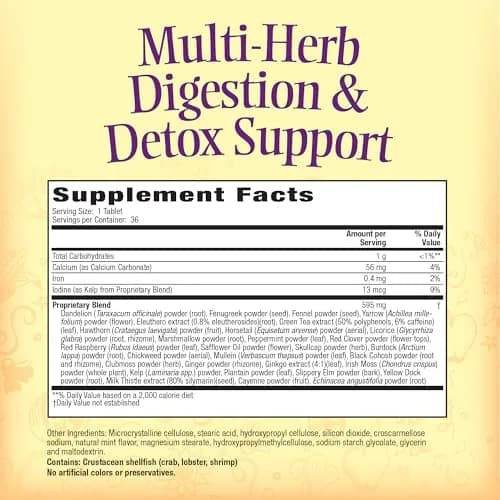 Nature's Secret Multi-Herb Digestion & Detox Support (2 Pack) | Herbal Digestive Wellness for Adults thumbnail 2