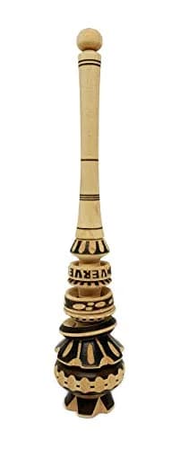 Verve CULTURE Mexican Molinillo Hot Chocolate Frother, 10" | Hand Carved Wooden Whisk for Foamy Drinks thumbnail 1