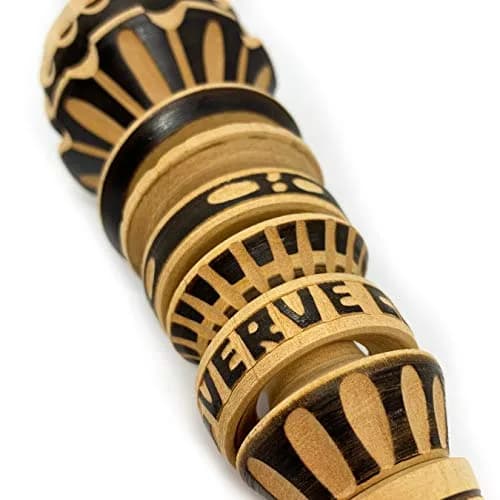 Verve CULTURE Mexican Molinillo Hot Chocolate Frother, 10" | Hand Carved Wooden Whisk for Foamy Drinks thumbnail 5