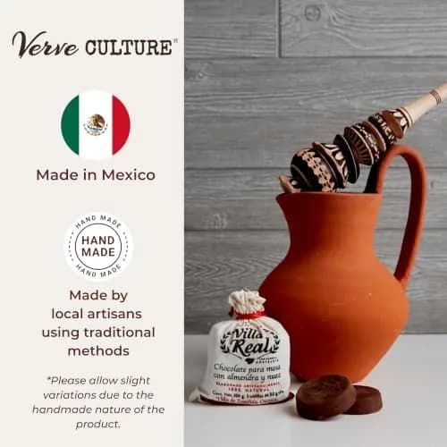 Verve CULTURE Mexican Molinillo Hot Chocolate Frother, 10" | Hand Carved Wooden Whisk for Foamy Drinks thumbnail 6