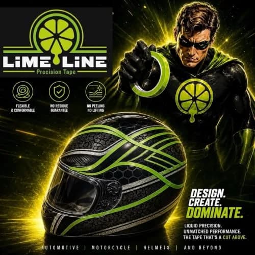 LiME LiNE 1/8" Fineline Automotive Pinstriping Masking Tape | Flawless Paint Edge, No Residue, Custom Designs (70-120 chars) thumbnail 3