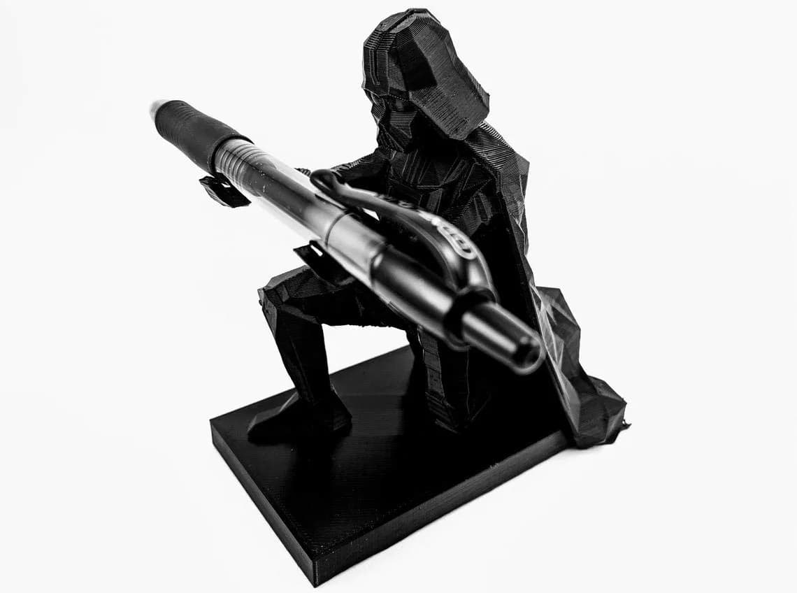 NovelStuffs Darth Vader Pen Holder | 3D Printed PLA Office Organizer - view 2