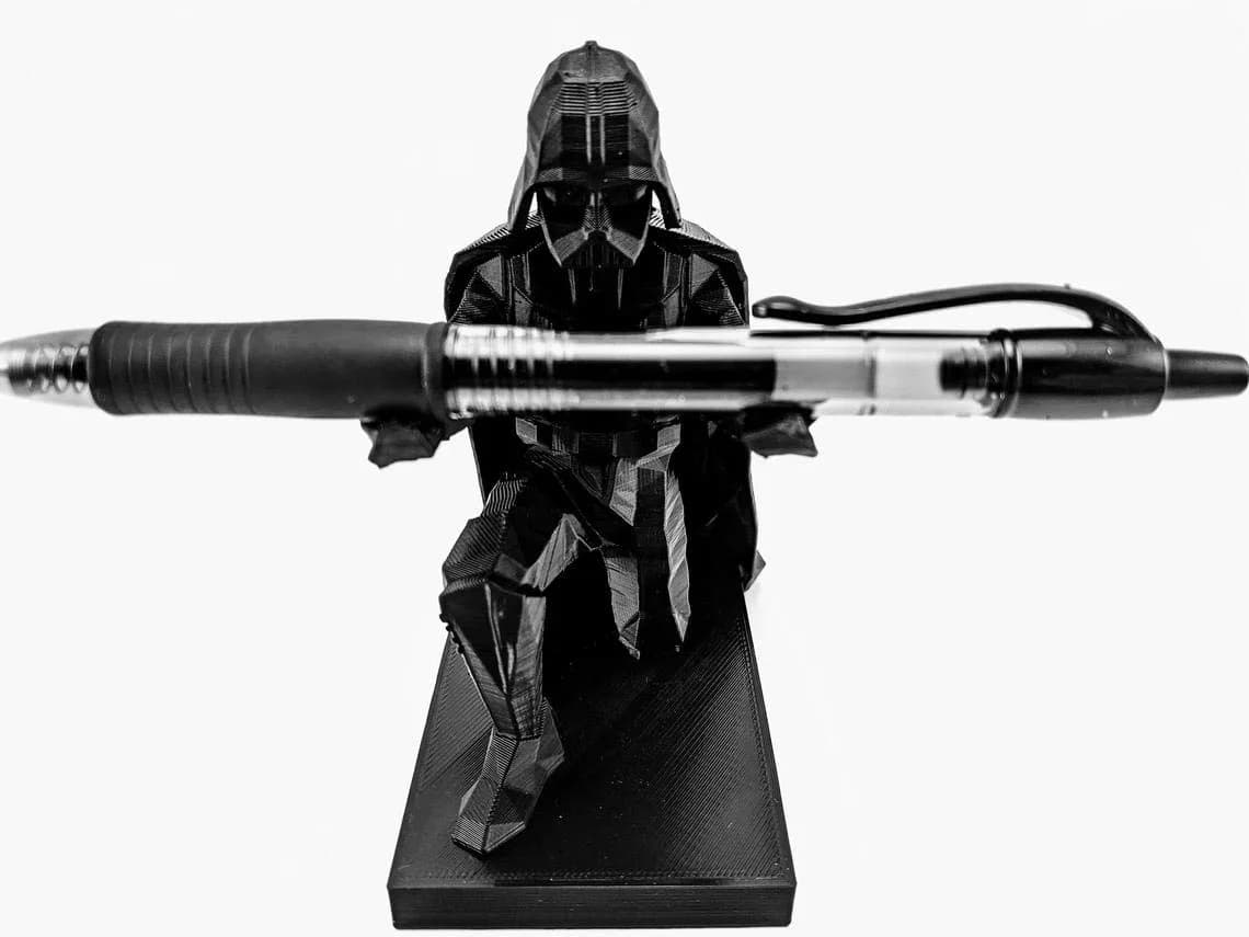 NovelStuffs Darth Vader Pen Holder | 3D Printed PLA Office Organizer - view 3