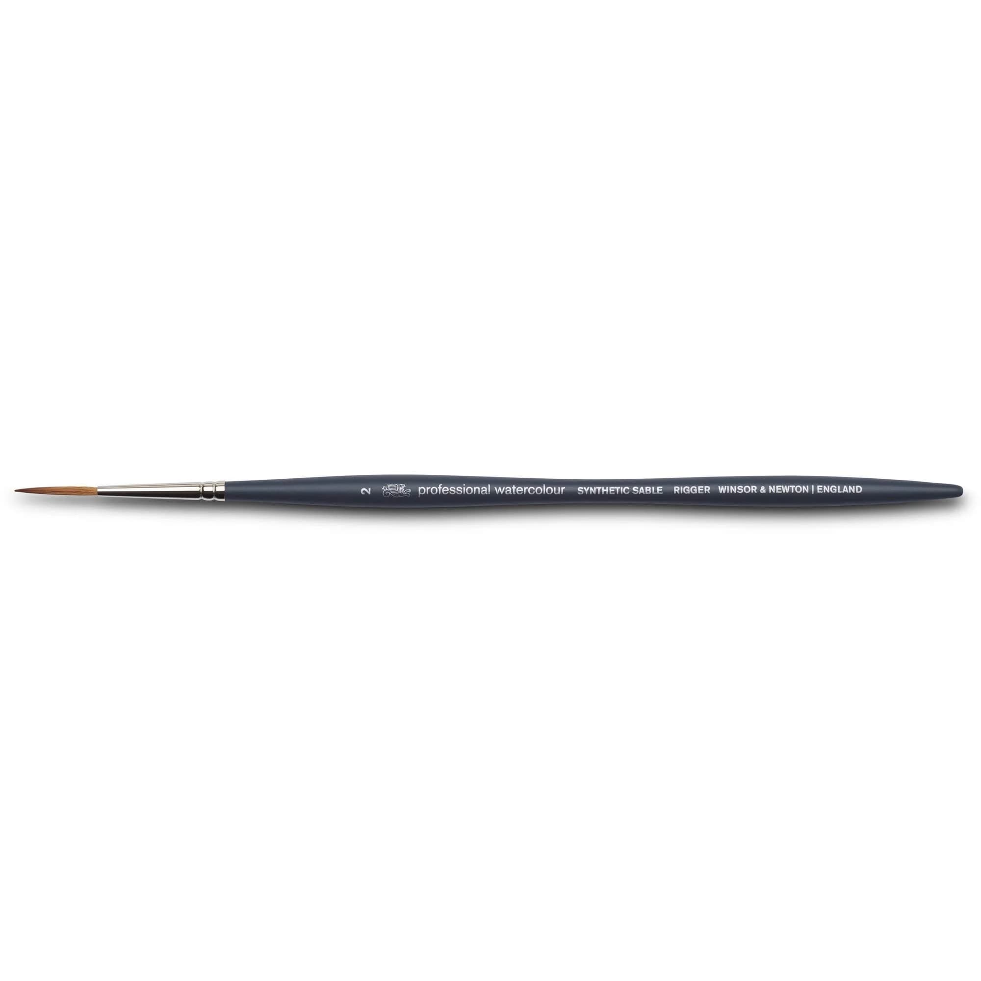 Winsor & Newton Professional Watercolour Synthetic Rigger Brush #2 | Fine Art Quality for India — Rigger #2