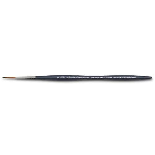 Winsor & Newton Professional Watercolour Synthetic Rigger Brush #2 | Fine Art Quality for India thumbnail 1
