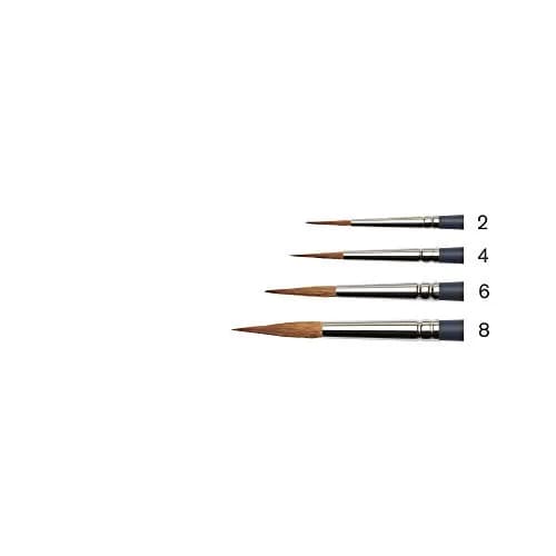 Winsor & Newton Professional Watercolour Synthetic Brush, Pointed Round #8 | Synthetic Bristle Blend, Excellent Colour Carrying Capacity, Resilient Spring & Shape Retention thumbnail 3