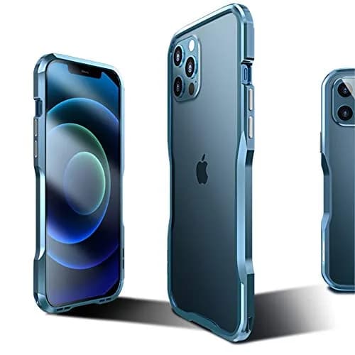 HENGHUI Aluminum Bumper Case for iPhone 12/iPhone 12 Pro 6.1-INCH | Shock-Absorbent Metal Frame Slim Design thumbnail 4
