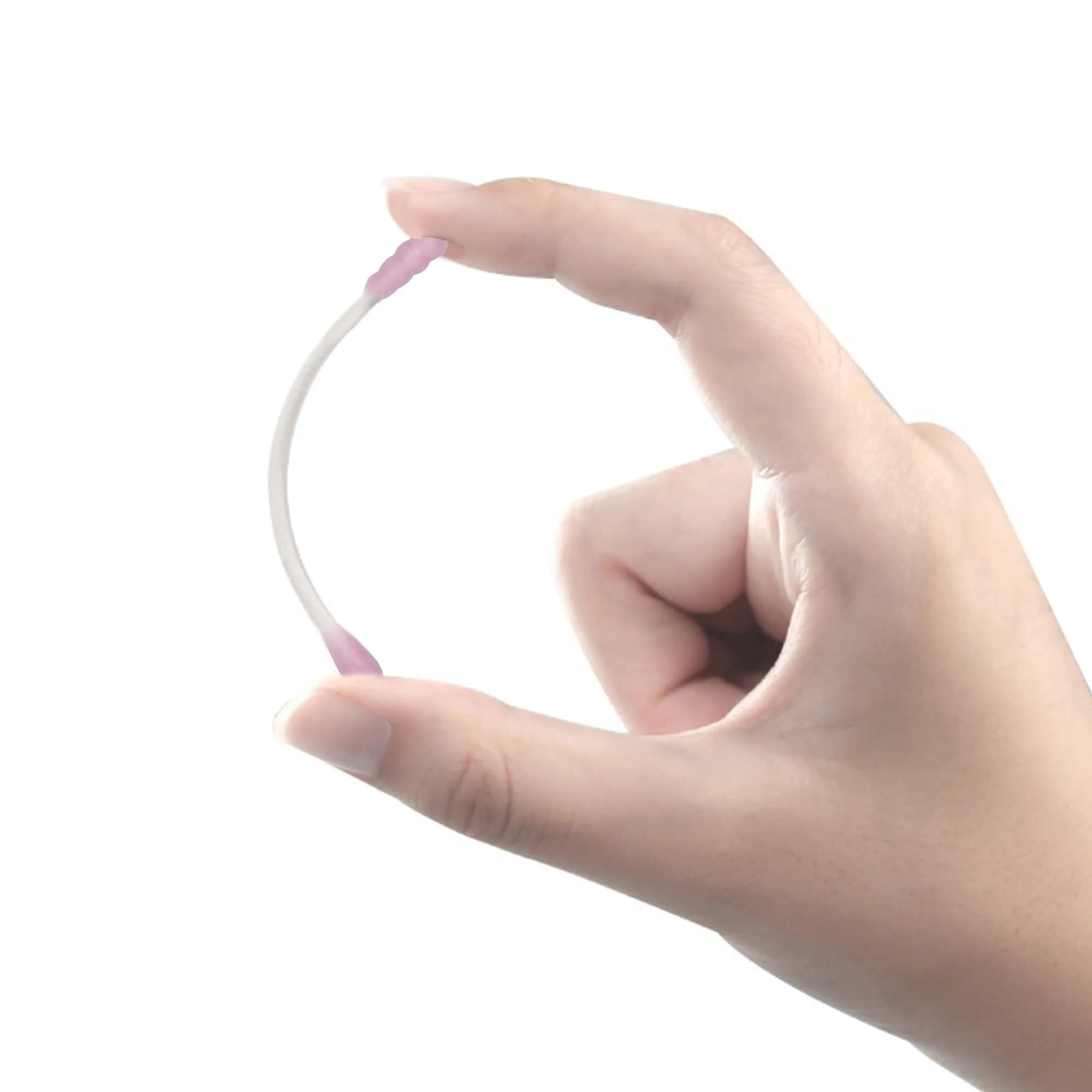 HOMEFOX Pink Cotton Swabs Spiral - 200 Count | Organic Cotton Buds with Paper Stick - view 6