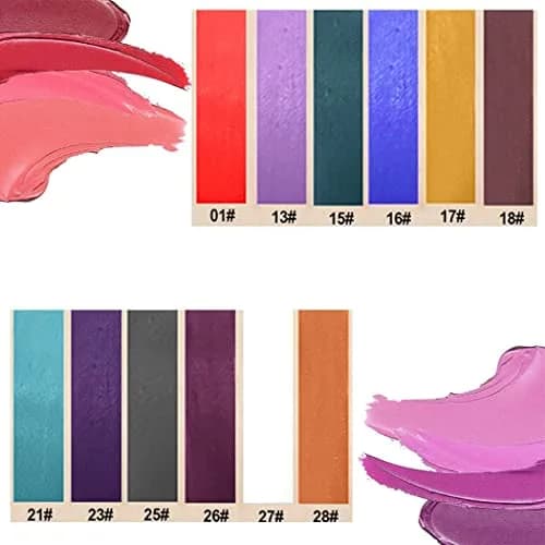 Topmake Lipstick Velvet Moisturizing Lipgloss 0.33 Fl Oz | High Pigment Blue Lip Color for Women & Girls thumbnail 6