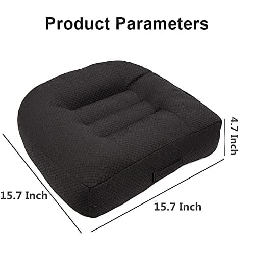 Srutirbo Car Booster Seat Cushion Heightening 4 inch | Portable, Non-slip, Ergonomic Support thumbnail 6