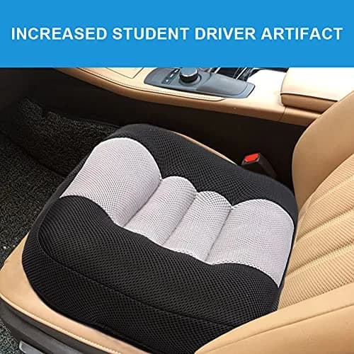 Srutirbo Car Booster Seat Cushion Heightening 4 inch | Portable, Non-slip, Ergonomic Support thumbnail 7