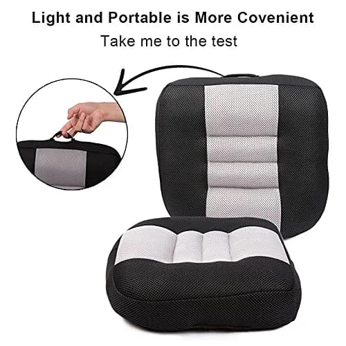 Srutirbo Car Booster Seat Cushion Heightening 4 inch | Portable, Non-slip, Ergonomic Support thumbnail 3