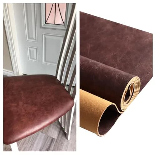 DAFUN Premium Faux Leather Upholstery Fabric 1.2mm Thickness Black | 91.4cm x 137cm (36"x54") thumbnail 9