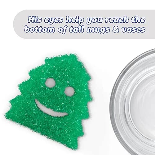 Scrub Daddy Sponge Set - Holiday Shapes | Non Scratch Deep Cleaning Utility Sponge (3 Count) thumbnail 6