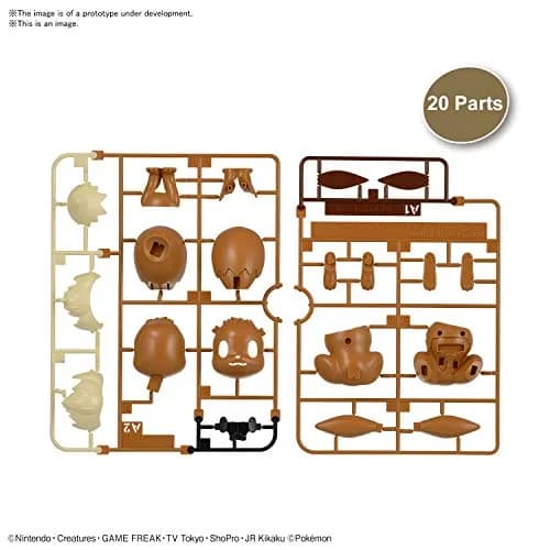 Bandai Hobby Pokémon Eevee Model Kit "Quick!!" - Poseable Figure for Display thumbnail 4