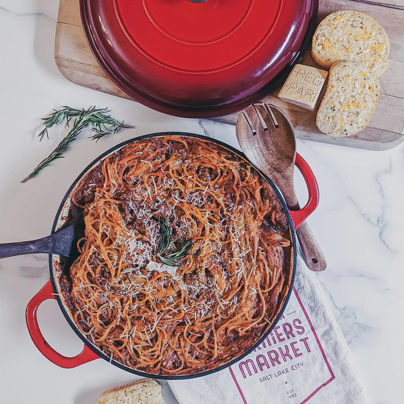 Backcountry Iron Enameled 2.25 Quart Braiser with Lid | 2.27 kg (5 lb) Desert Ruby Red - view 7