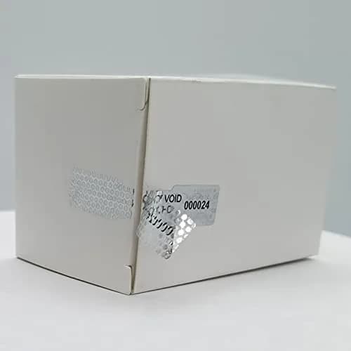 TLK&FBB Tamper Proof Hologram Stickers 620pcs (540 Labels) | High Security Tamper Evident Seal, Sequential Serial Numbering, Silver Honeycomb thumbnail 4