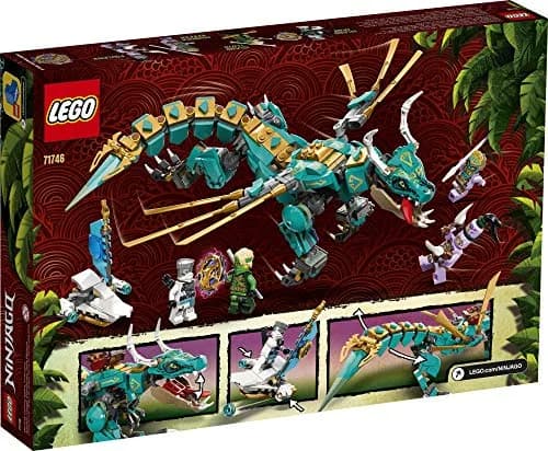 LEGO NINJAGO Jungle Dragon 71746 Building Kit; Ninja Playset with Posable Dragon, 506 Pieces | Imaginative Kids Toy for Ages 8+ thumbnail 5
