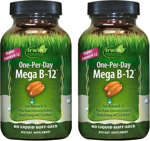 Irwin Naturals Quick Release B-12 Extra Cellular Energy Support 60 Count (Pack of 2) | Supports Daily Vitality thumbnail 1