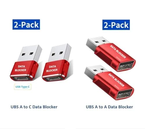 BUISAMG USB C Data Blocker 4-Pack | Protects Against Juice Jacking thumbnail 2